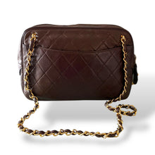 Load image into Gallery viewer, Vintage Chanel Quilted Lambskin Camera Bag with 24-Carat Gold Hardware | c. 1986–1988