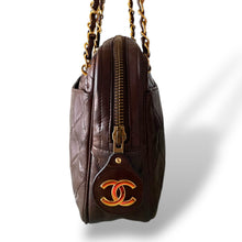 Load image into Gallery viewer, Vintage Chanel Quilted Lambskin Camera Bag with 24-Carat Gold Hardware | c. 1986–1988