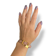 Load image into Gallery viewer, Beautiful Miu Miu "Madras" Leather Cuff