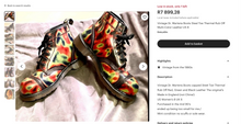 Load image into Gallery viewer, Rare Made In England Rub Off Doc Martens