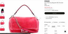 Load image into Gallery viewer, Ltd Edition Hot Pink Fendi Fur Baguette