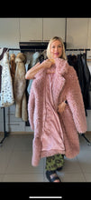 Load image into Gallery viewer, Preloved Pink Faux Fur Maxi Coat