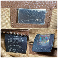 Load image into Gallery viewer, Stunning Vintage Fendi Denim Selleria Linda Zucca Handbag