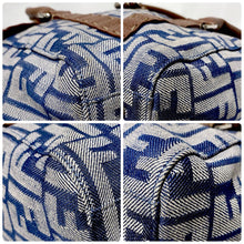Load image into Gallery viewer, Stunning Vintage Fendi Denim Selleria Linda Zucca Handbag