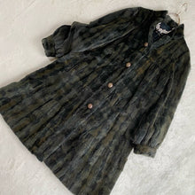 Load image into Gallery viewer, Vintage Shaved Mink Swing Coat by Yuki Belle