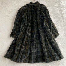 Load image into Gallery viewer, Vintage Shaved Mink Swing Coat by Yuki Belle