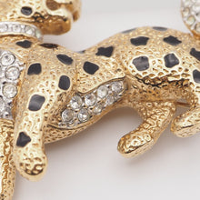 Load image into Gallery viewer, Vintage Attwood & Sawyer 22kt Gold-Plated Leopard Brooch