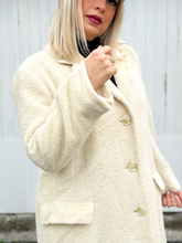 Load image into Gallery viewer, Max Mara Iconic Alpaca Blend Coat in Ivory