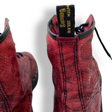 Load image into Gallery viewer, Gorgeous Vintage Made in England Snakeskin Doc Martens