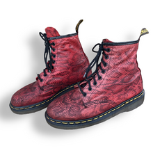 Load image into Gallery viewer, Gorgeous Vintage Made in England Snakeskin Doc Martens
