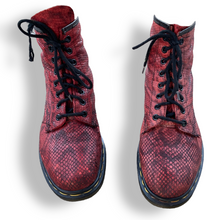 Load image into Gallery viewer, Gorgeous Vintage Made in England Snakeskin Doc Martens