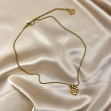 Load image into Gallery viewer, Vintage Givenchy Gold-Tone Rose Pendant Necklace
