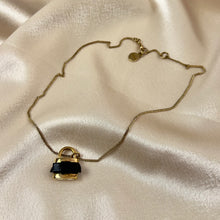 Load image into Gallery viewer, Chloé Small Padlock Necklace with Leather Detail
