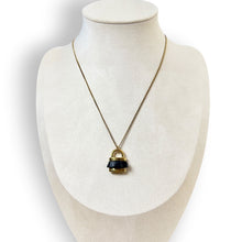 Load image into Gallery viewer, Chloé Small Padlock Necklace with Leather Detail
