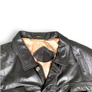 Vintage Black Leather Jacket by Beatex (MENS)