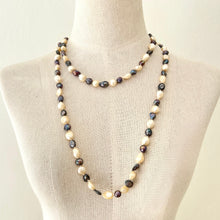 Load image into Gallery viewer, Vintage Long Baroque Freshwater Pearl Necklace
