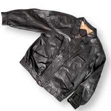 Load image into Gallery viewer, Vintage Black Leather Jacket by Beatex (MENS)
