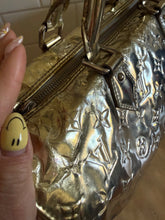 Load image into Gallery viewer, Louis Vuitton Miroir Speedy 35 in Gold with Silver Hardware – Limited Edition (2006)

