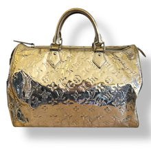 Load image into Gallery viewer, Louis Vuitton Miroir Speedy 35 in Gold with Silver Hardware – Limited Edition (2006)

