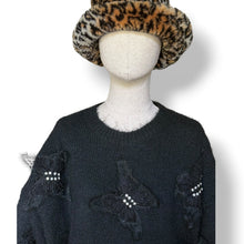 Load image into Gallery viewer, Christian Milada Embellished Wool Blend Butterfly Jersey — New With Tags
