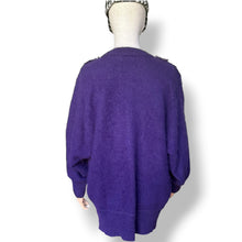 Load image into Gallery viewer, Vintage Korean Angora &amp; Fur Embellished Jersey
