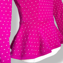 Load image into Gallery viewer, Vintage Christian Dior Wool &amp; Angora Peplum Jersey
