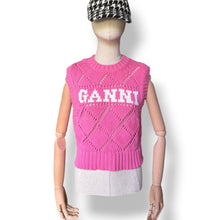 Load image into Gallery viewer, GANNI Logo Knit Vest
