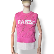 Load image into Gallery viewer, GANNI Logo Knit Vest
