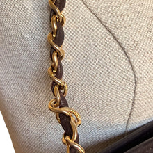 Load image into Gallery viewer, Vintage Chanel Chocolate Lambskin Quilted Shoulder Bag

