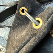 Load image into Gallery viewer, Vintage Gucci Bamboo Leather &amp; Suede Backpack
