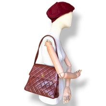 Load image into Gallery viewer, Vintage Chanel Caramel Quilted Lambskin Shoulder Bag
