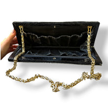Load image into Gallery viewer, Vintage Crocodile Evening Clutch with Chain
