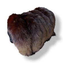 Load image into Gallery viewer, Vintage Mahogany Fox Fur Muff
