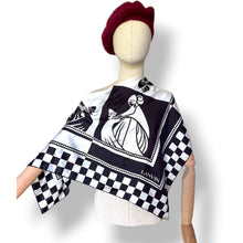 Load image into Gallery viewer, Vintage Lanvin Paris Art Deco Silk Scarf
