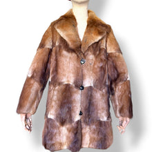 Load image into Gallery viewer, Vintage Patchwork Mink Fur Coat
