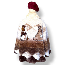 Load image into Gallery viewer, Vintage Woodland Scene Faux Fur Jacket
