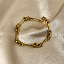 Load image into Gallery viewer, Vintage Givenchy Gold-Tone Byzantine Link Bracelet
