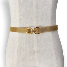 Load image into Gallery viewer, Vintage Gold Mesh Belt
