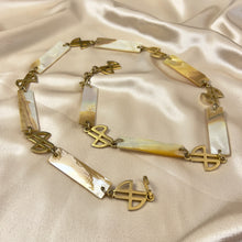 Load image into Gallery viewer, Vintage Mother-of-Pearl Link Belt
