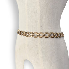 Load image into Gallery viewer, Vintage Gold-Tone Chain Belt
