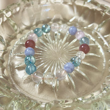 Load image into Gallery viewer, Vintage Pastel Mixed Gemstone Bracelet
