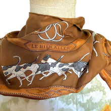 Load image into Gallery viewer, Vintage Hermès Carré 90 “Le Bien Aller” Scarf
