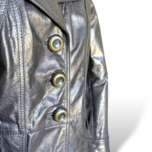 Load image into Gallery viewer, Vintage D&amp;G Dolce &amp; Gabbana Black Leather Jacket with Matching Hanger
