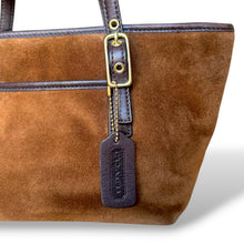Load image into Gallery viewer, Vintage Coach Suede Shoulder Bag
