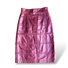 Load image into Gallery viewer, Vintage Escada Butter Soft Leather Patchwork Skirt
