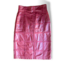 Load image into Gallery viewer, Vintage Escada Butter Soft Leather Patchwork Skirt

