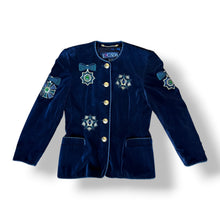Load image into Gallery viewer, Rare Vintage Escada by Margaretha Ley Embellished Velvet Jacket
