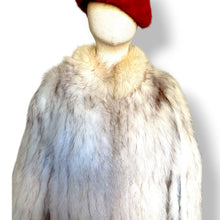 Load image into Gallery viewer, Vintage Fox Fur Jacket in Soft Ivory
