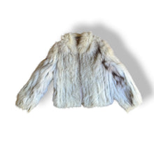 Load image into Gallery viewer, Vintage Fox Fur Jacket in Soft Ivory
