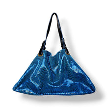 Load image into Gallery viewer, Vintage Embossed Patent Leather Hobo Bag
